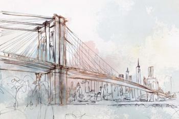 Blushing Brooklyn Bridge | Obraz na stenu