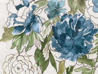 Blue Floral III | Obraz na stenu