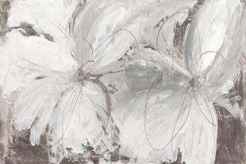 Silver Floral | Obraz na stenu