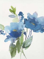 Blue Flower Garden II | Obraz na stenu