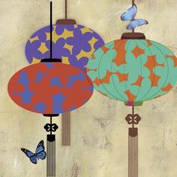 Butterfly Lanterns | Obraz na stenu
