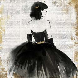 Lady in Black Dress | Obraz na stenu