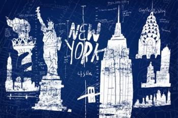 New York Blue | Obraz na stenu