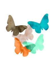 Mod Butterflies | Obraz na stenu