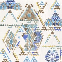 Blue Aztec | Obraz na stenu