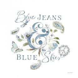 Blue Jeans & Blue Skies 01 | Obraz na stenu