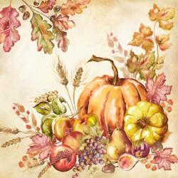 Watercolor Harvest Pumpkins II | Obraz na stenu