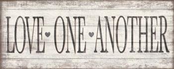 Love One Another Wood Sign | Obraz na stenu