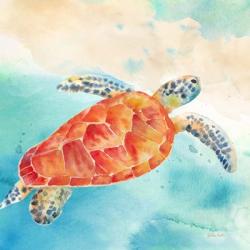Sea Splash Sea Turtle | Obraz na stenu
