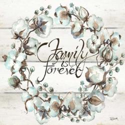 Cotton Boll Family Wreath | Obraz na stenu