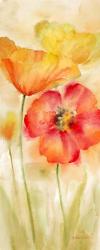 Watercolor Poppy Meadow Spice Panel I | Obraz na stenu