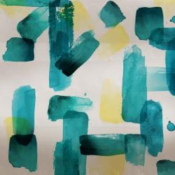 Aqua Abstract Square II | Obraz na stenu