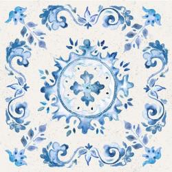Artisan Medallions White/Blue IV | Obraz na stenu