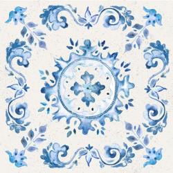 Artisan Medallions White/Blue IV | Obraz na stenu