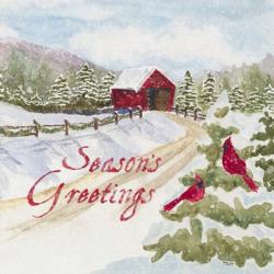 Christmas in the Country II Seasons Greetings | Obraz na stenu