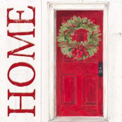 Home for the Holidays Home Door | Obraz na stenu