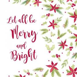Be Joyful Merry and Bright | Obraz na stenu