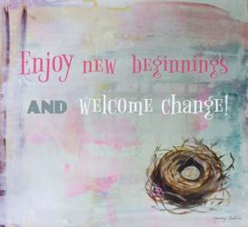 Enjoy New Beginnings | Obraz na stenu