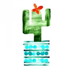 Colorful Cactus II | Obraz na stenu