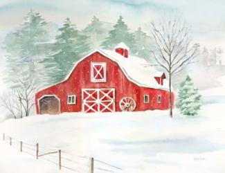 Winter Farmhouse | Obraz na stenu