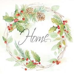 Holiday Wreath Home | Obraz na stenu