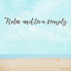 Relax and Live Simply | Obraz na stenu