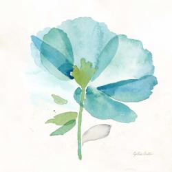 Blue Poppy Field Single III | Obraz na stenu