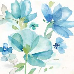 Blue Poppy Field I | Obraz na stenu