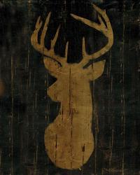 Rustic Lodge Animals Deer Head | Obraz na stenu