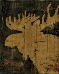 Rustic Lodge Animals Moose | Obraz na stenu