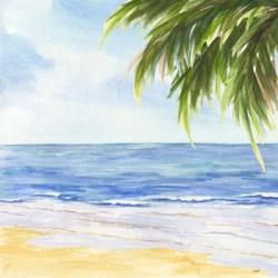 Beach and Palm Fronds I | Obraz na stenu