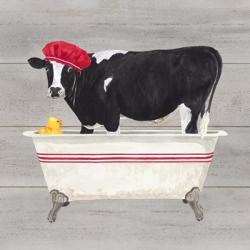 Bath time for Cows Tub | Obraz na stenu