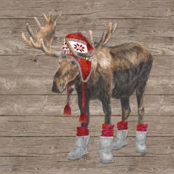Warm in the Wilderness Moose | Obraz na stenu