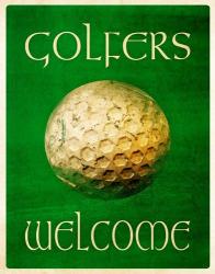 Golfers Welcome | Obraz na stenu
