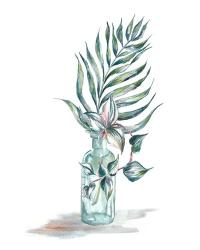 Island Tropics Frond in Bottle I | Obraz na stenu