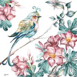 Island Living Bird and Floral II | Obraz na stenu