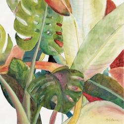 Tropical Lush Garden square I | Obraz na stenu