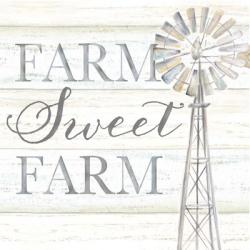 Windmill Farm Sweet Farm Sentiment | Obraz na stenu