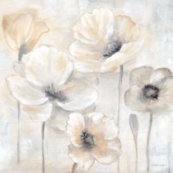 Gray Poppy Garden II | Obraz na stenu