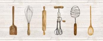 Vintage Kitchen Utensils Panel | Obraz na stenu