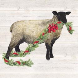 Christmas on the Farm V Sheep | Obraz na stenu