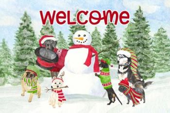 Dog Days of Christmas - Welcome | Obraz na stenu