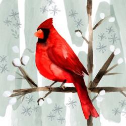Christmas Hinterland I-Cardinal | Obraz na stenu