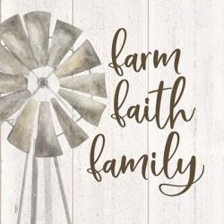 Farm Life III Farm Faith Family | Obraz na stenu