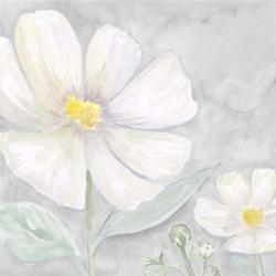 Peaceful Repose Floral on Gray III | Obraz na stenu