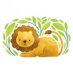 Safari Cuties Lion | Obraz na stenu