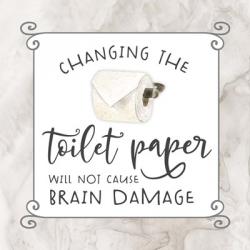 Bath Humor Toilet Paper | Obraz na stenu