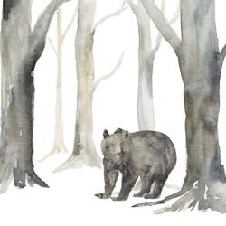 Winter Forest Bear | Obraz na stenu