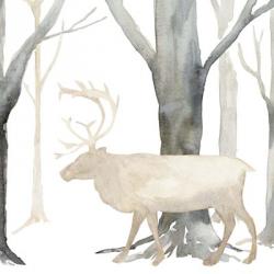Winter Forest Elk | Obraz na stenu
