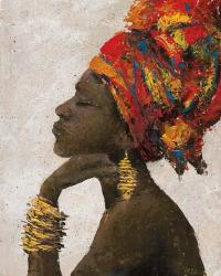 Portrait of a Woman II (gold bracelets) | Obraz na stenu